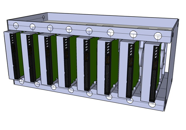 Disk Cabinet CAD visualisation