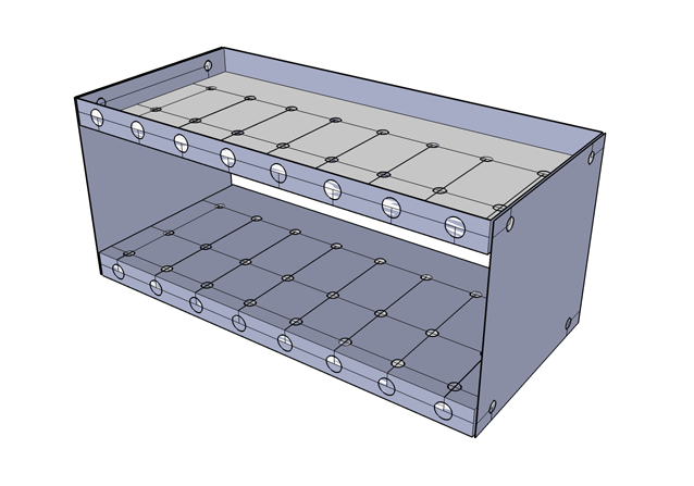 Disk Cabinet CAD visualisation