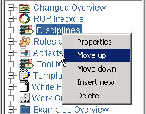 Screenshot of Moving a Topic Within it's Parent